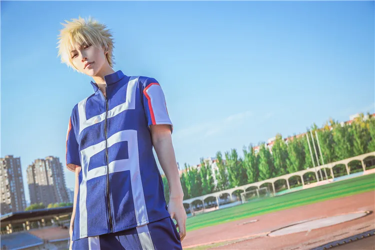 Костюм для косплея Моя геройская Академия из японского Аниме Boku no Hero Bakugou Katsuki/Iida