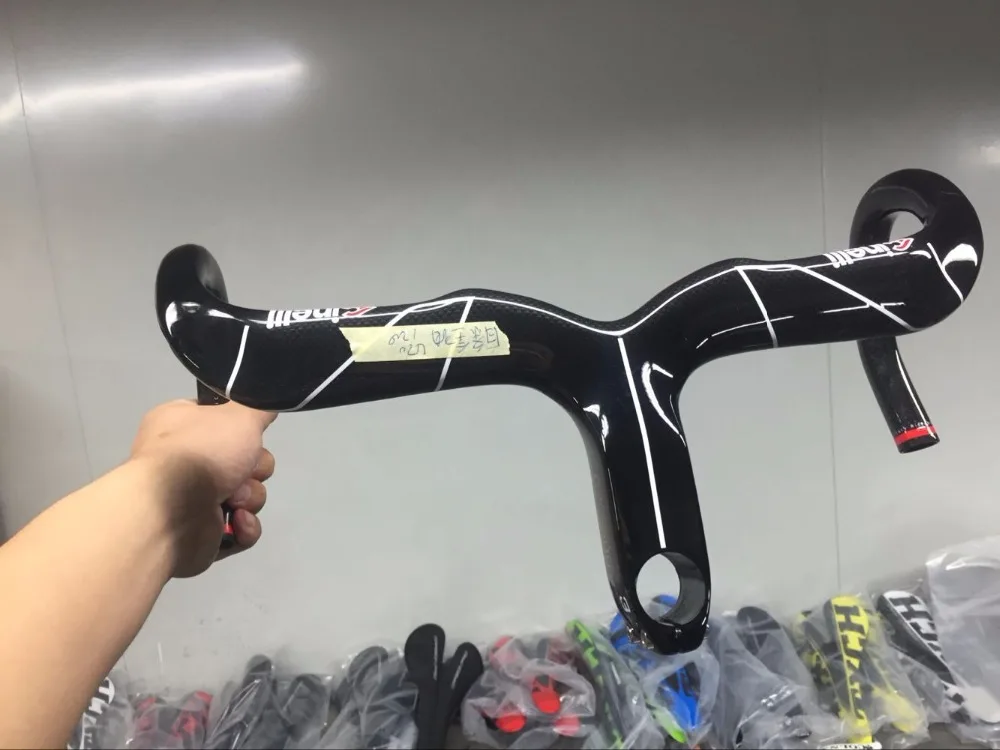 Cinelli Ram 2 Ram3 полностью углеродное волокно дорожный Интегрированный руль с углеродным стержнем многоцветный руль глянец