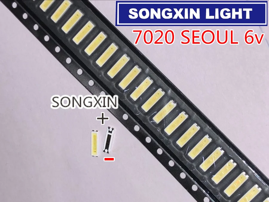 50 шт. светодиодная подсветка для телевизора 1 Вт 6 в|seoul led|led for tv backlightled seoul |