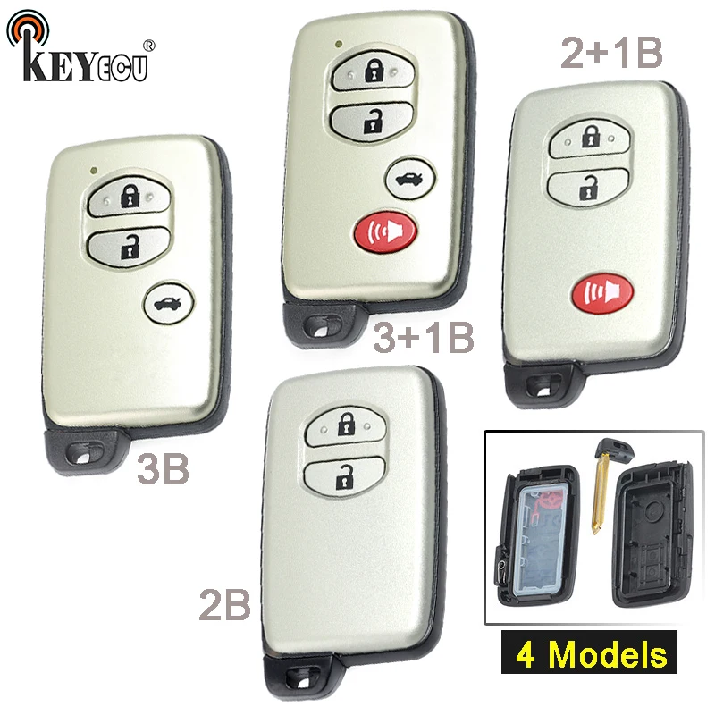 Запасной пульт дистанционного управления KEYECU для Toyota Prius Land Cruiser Avalon Prado корпус