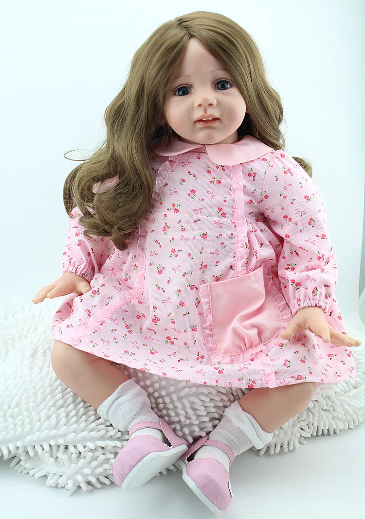 Силиконовые куклы Reborn Baby Princess 60 см для малышей, виниловая модель куклы Reborn, рождественские подарки, хлопковая Интерактивная кукла-Пупс Brinquedos