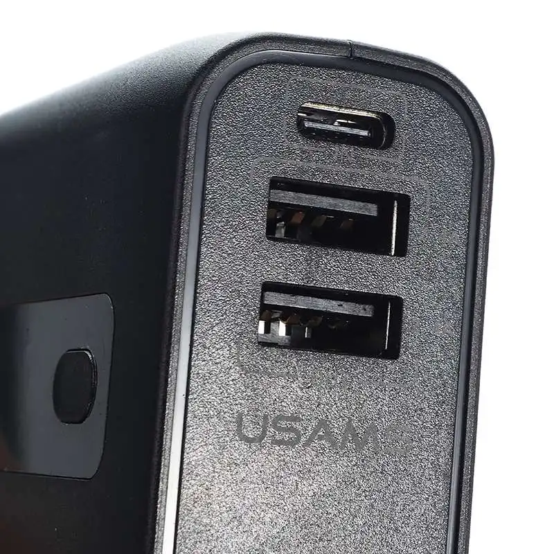 5000 mAh многофункциональный банк питания двойной USB банк питания быстрая зарядка 5 V/2A зарядный разъем и блок питания для путешествий с ЖК-дисплеем