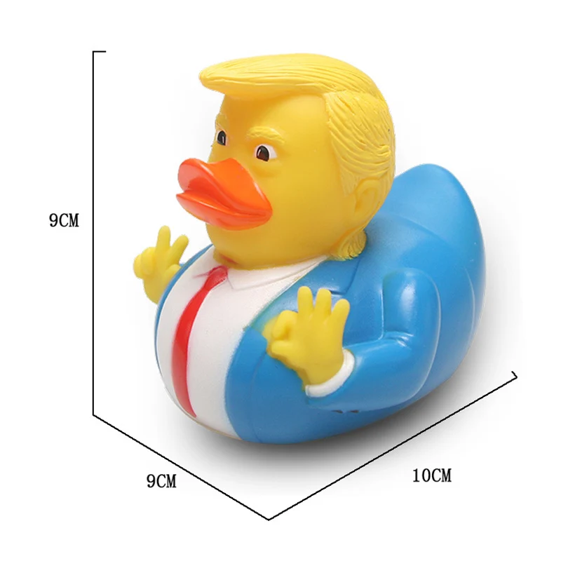 Donald Trump Rubber PVC Squeaky Duck Baby Kids Animals Bathing Floats Toy AN88 | Игрушки и хобби