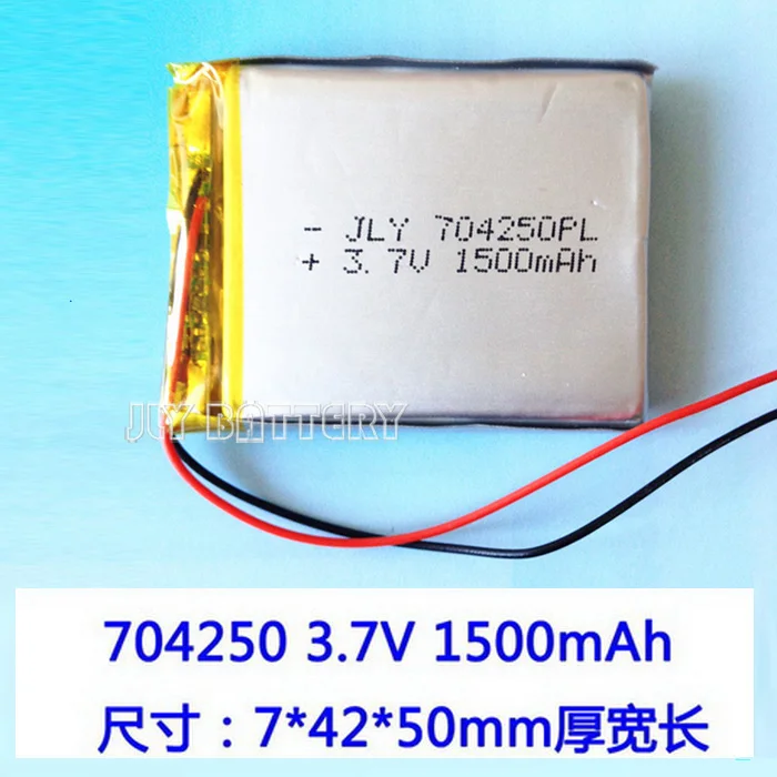 

Полимерная литиевая батарея 704250 3,7 V GPS динамик батарея настольная лампа батарея, батарея на мобильный телефон батарея Перезаряжаемые литий-...