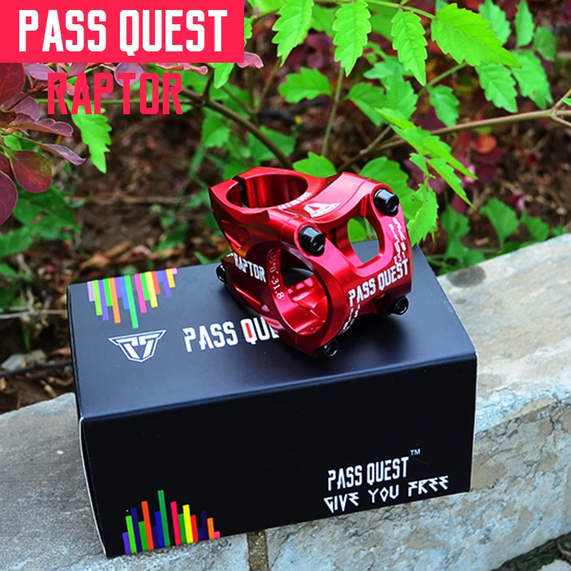 

Only 113g 0 Angle Bike Stems PASS QUEST 35mm Length 40mm Highth 28.6mm Fork Diameter 31.8mm Handle Diameter AM DH FR DJ ENDURO