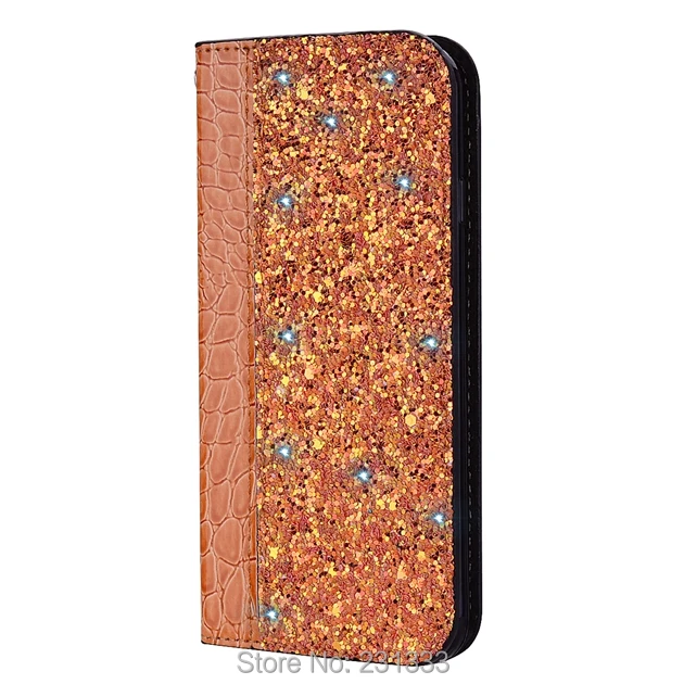 Glitter Snake Wallet Leather Pouch Case For Samsung Galaxy S8 S9 PLUS J3 2017 A8 2018 A6 J8 J4 J6 J7 J5 Prime Stand Cover 100pcs | Мобильные