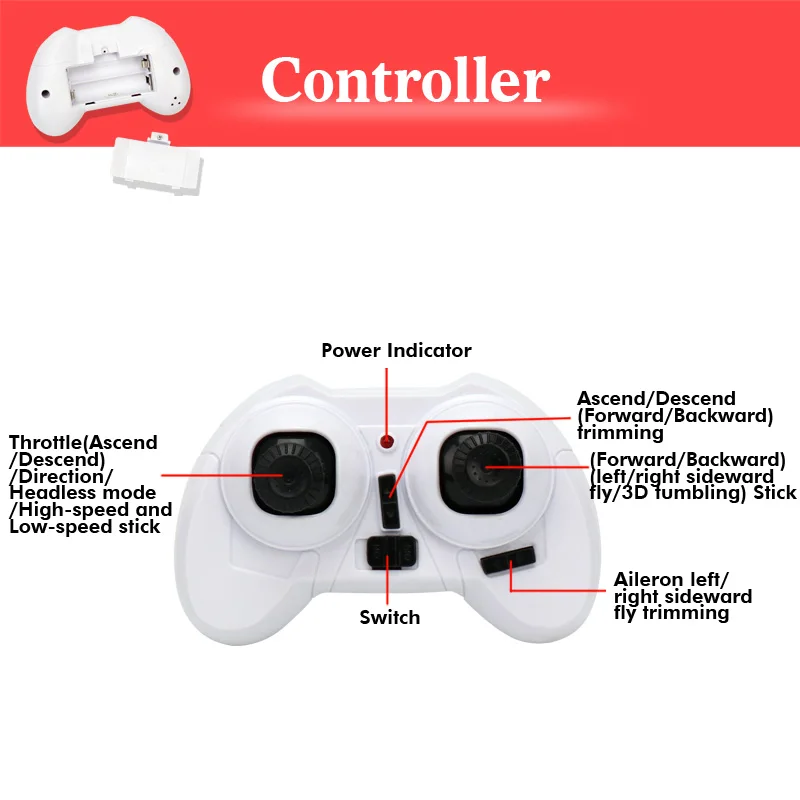 RC Мини Drone x165 Nano Quadcopter Дистанционное управление вертолетом детей Игрушечные