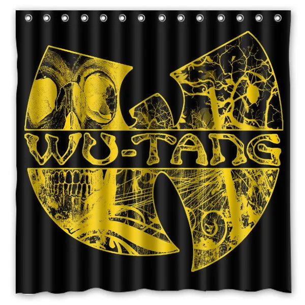 Wu Tang Clan, креативная занавеска для ванной, водостойкая полиэфирная занавеска для душа, 180x180 см
