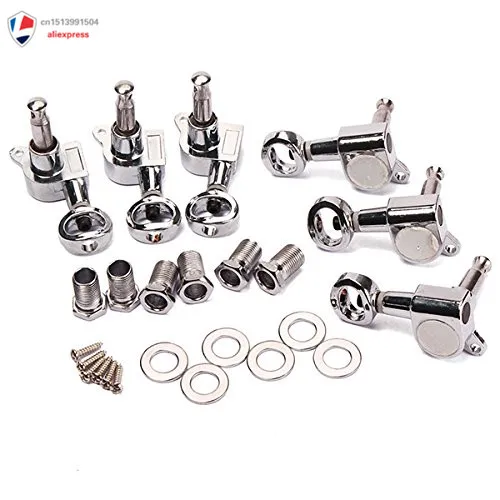 Professional Guitar Tuning Pegs Tuners Machine Piercing Heads Electric Parts 3L 3R | Спорт и развлечения