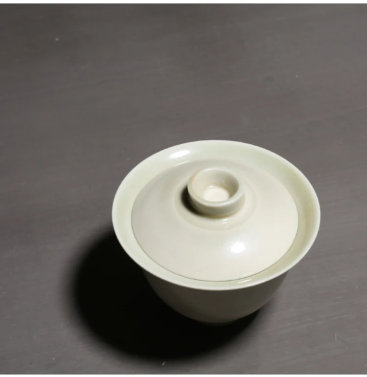 Китайский чайный сервиз Gaiwan с пепельным растением, кунг-фу, пигментированный чайный сервиз, аксессуары для чайной церемонии, керамическая посуда для напитков
