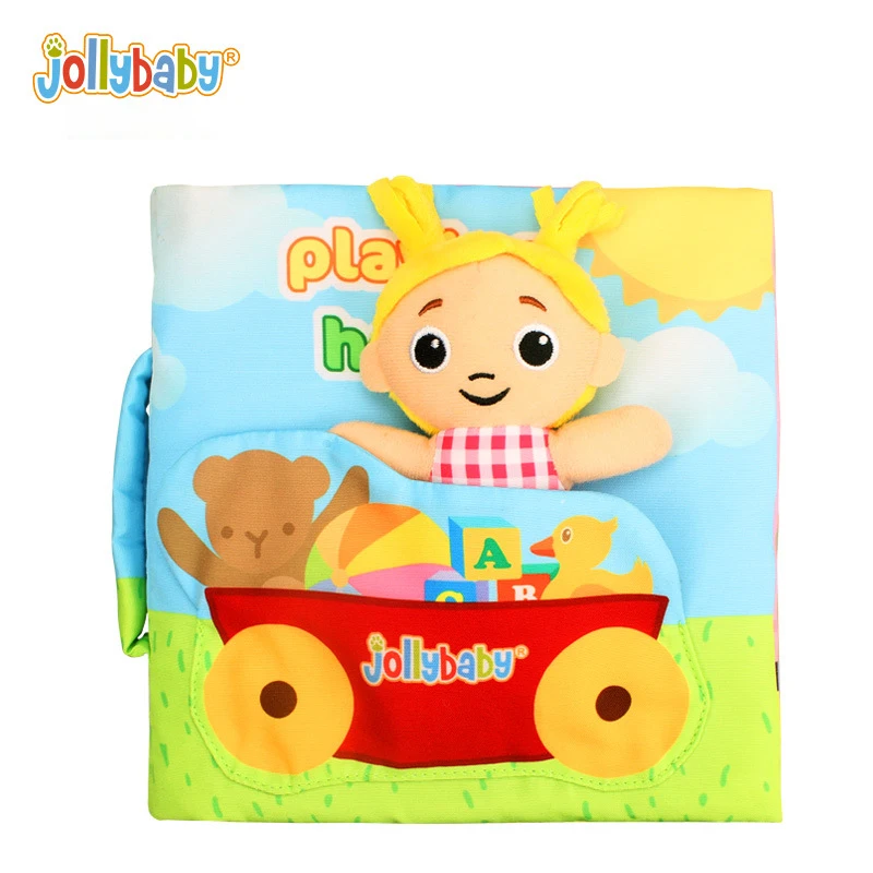 Jollybaby новая книга для раннего образования головоломка из ткани с кольцом