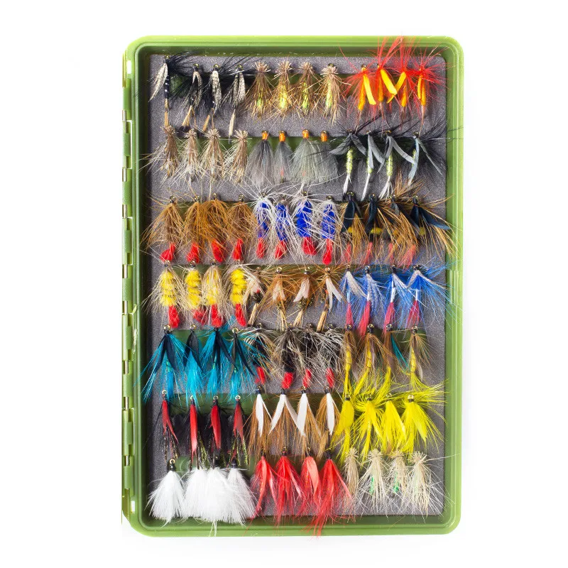Набор рыболовных мушек 168 шт. для влажной и сухой рыбалки|fishing lure|bait lurefly fishing lure |