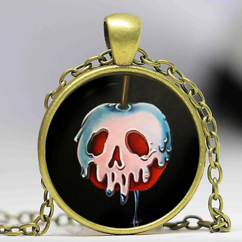 Новая мода ювелирные изделия Готический прекрасный кулон в форме Черепа скелета