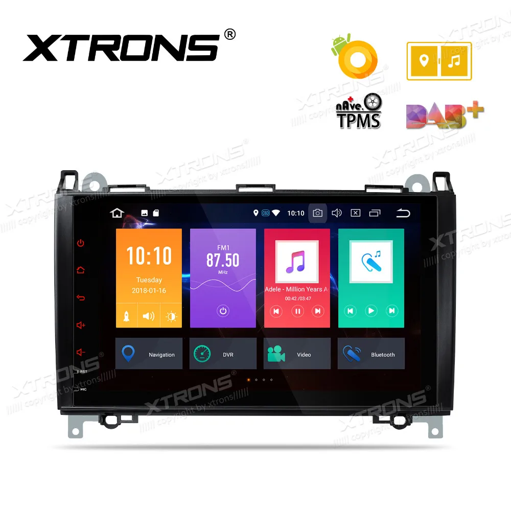 XTRONS Android 8 0 Octa Core автомобильное радио DVD плеер gps для Mercedes Benz B Class W245 A W169 Viano Vito W639