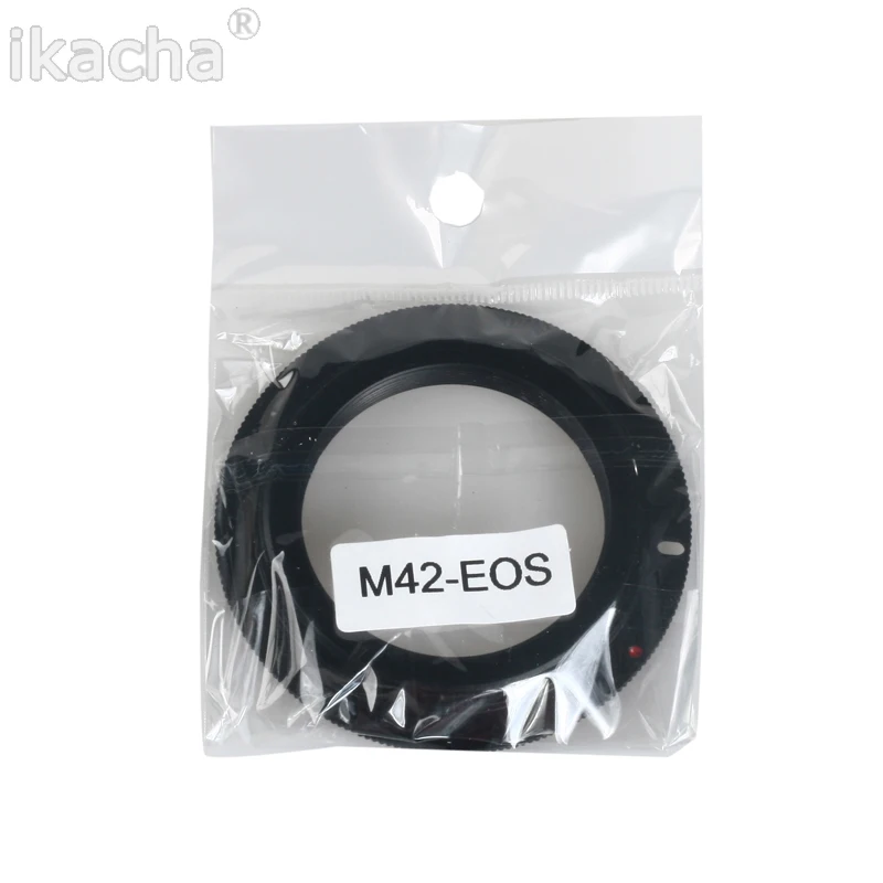 Алюминиевое Резьбовое кольцо для объектива M42 для Canon EOS EF крепление кольцо Rebel для Canon XSi T1i T2i 1D 550D 500D 60D 50D7D 1000D (art.: 2c426d34) - 2c426d34