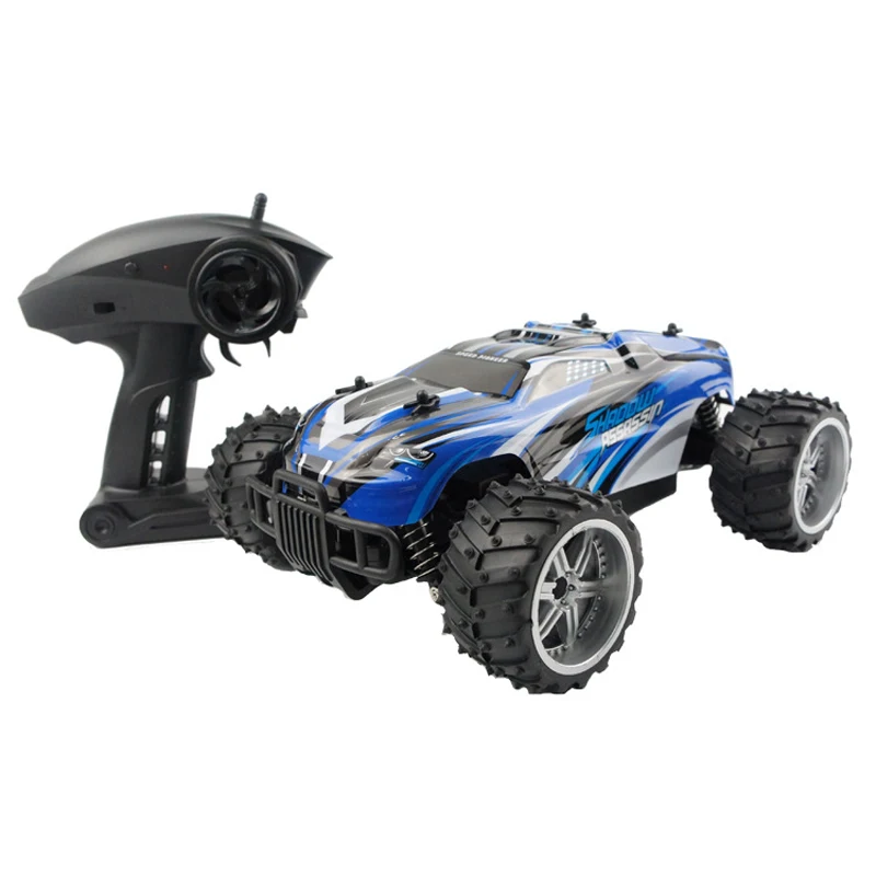 blue Радиоуправляемый автомобиль Monster Truck скоростной гоночный автомобиль с дистанционным управлением Внедорожник Багги внедорожник электронные игрушки для хобби детская модель - Цвет: blue