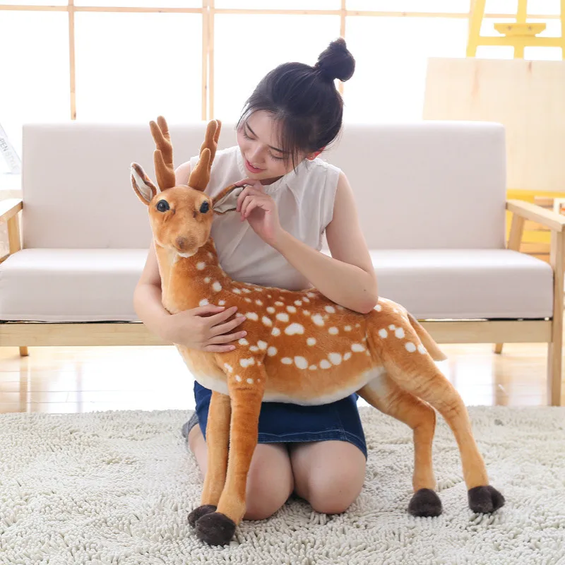 Детские плюшевые игрушки Sika Deer куклы с животными игрушечный олень Детский Малыш