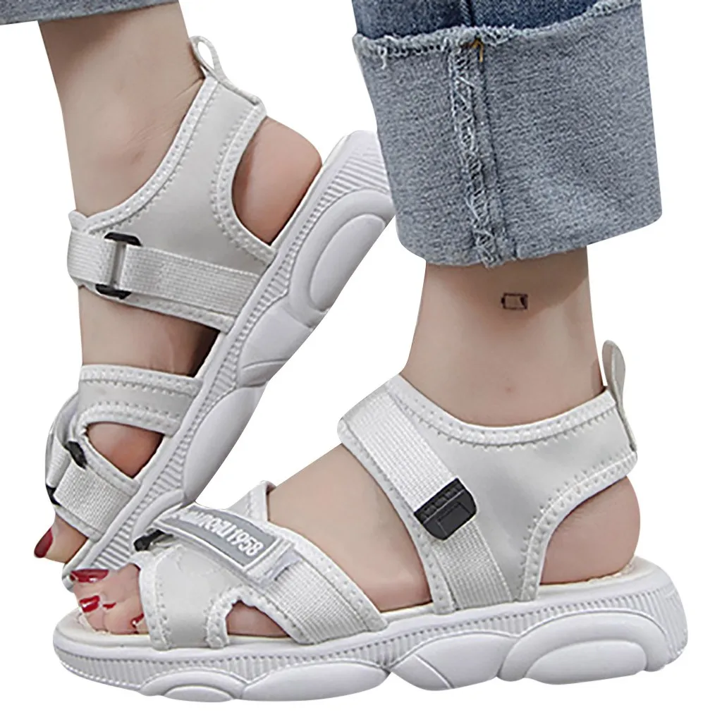 SAGACE Shoes Women Comfortable Sandals Ladies Slip-on Flat With Sandals Sports Beach Walk Shoes Summer Fashion Casual Shoes J30