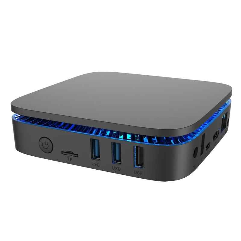 Unistorm AK1 Win10 Мини ПК Intel Apollo Lake Celeron J3455 4G/32G BT4.0 5,8G wifi 4K HDMI 2,0 Windows 10 tv Box Поддержка 2,5 ''HDD