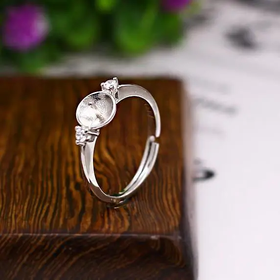 

Кольцо из серебра 925 пробы с жемчугом 6-9 мм, 10 шт./партия