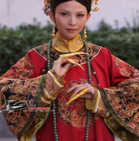 Аксессуары для костюма Hanfu аксессуары пальцев королевы доспехи из древнего китая