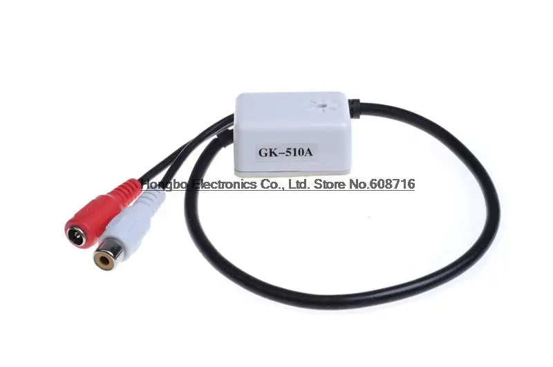 Новый микрофон для видеонаблюдения Звуковой Монитор голосовой аудиовыход RCA