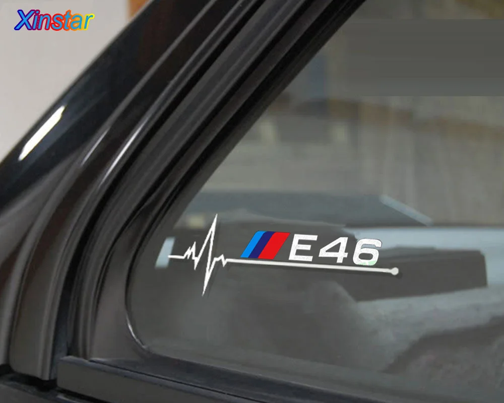 2 шт. новейший дизайн M power performance автомобильные оконные наклейки для BMW M3 M5 1 3 5
