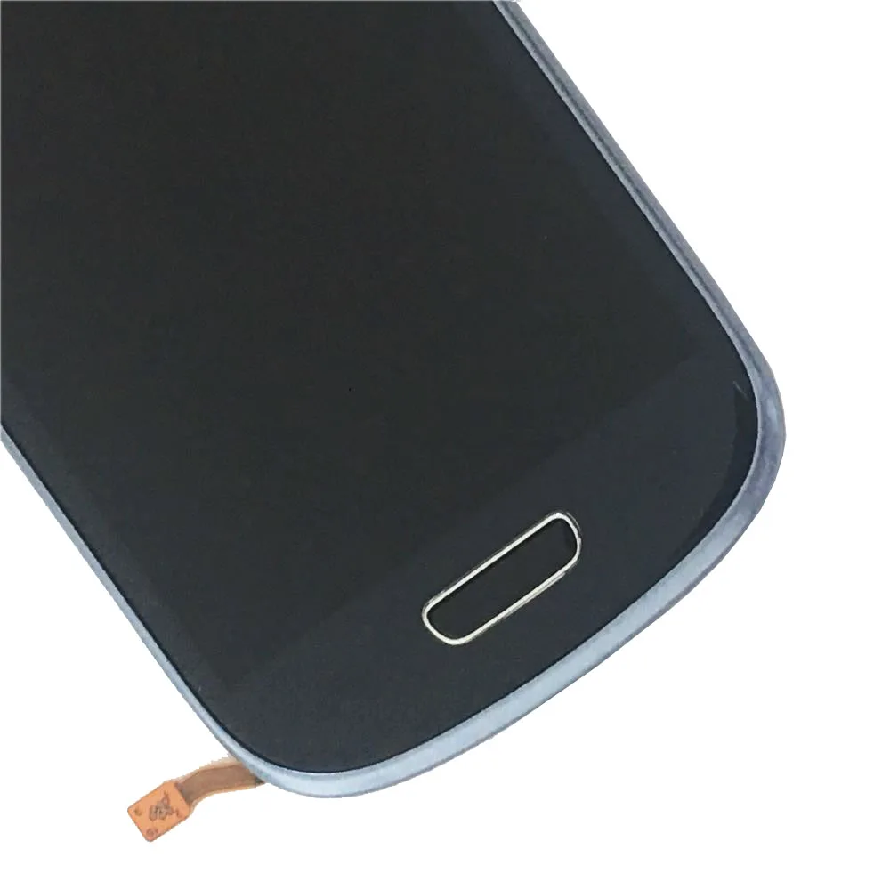 Синий и белый для Samsung galaxy s3 mini i8190 GT ЖК дисплей с сенсорным датчиком стеклянный