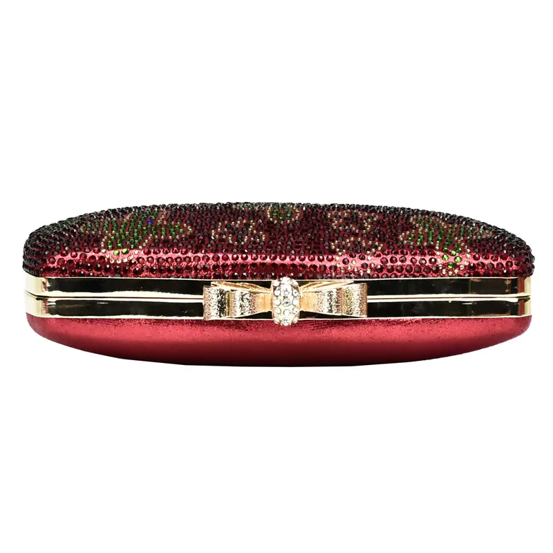 Red Color African Shoes and Matching Bags Italian Shoe Bag Set for Party In Women with Rhinestone | Обувь