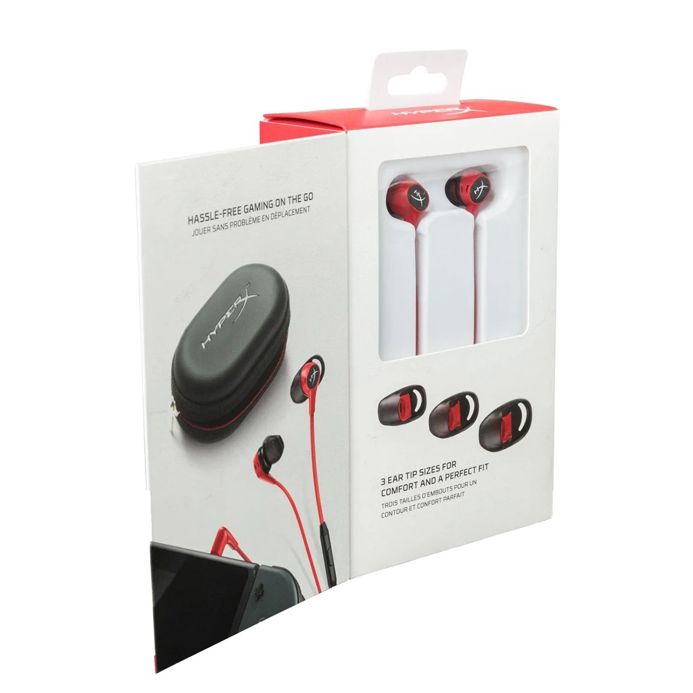 Наушники kingston HyperX Cloud, игровая гарнитура, 3,5 мм, с микрофоном, наушники-вкладыши, погружающие в игры, аудио для мобильного телефона