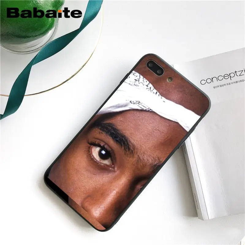 Babaite 2Pac Tupac Amaru Shakur чехол для телефона для iphone 11 Pro 11Pro Max X XS MAX 6 6s 7 7plus 8 8Plus 5 5S SE XR