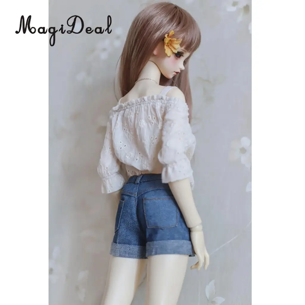 2 шт. модные шорты с карманами брюки для 1/3 BJD Dollfie для DOD для DD для SD MSD Одежда для кукол аксессуары