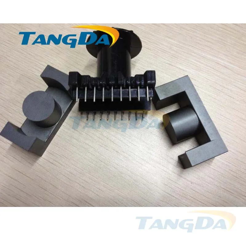 Tangda EC53 core EC Bobbin магнитный сердечник + скелет 9 + 9 pin Швейные трансформаторы Индукторы