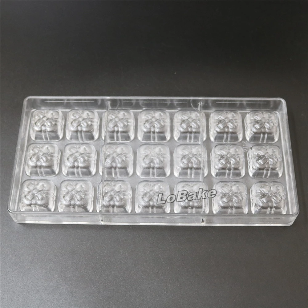 21 полостей Подарок cake box форма PC Поликарбонат пластиковые формы для шоколада ice cube