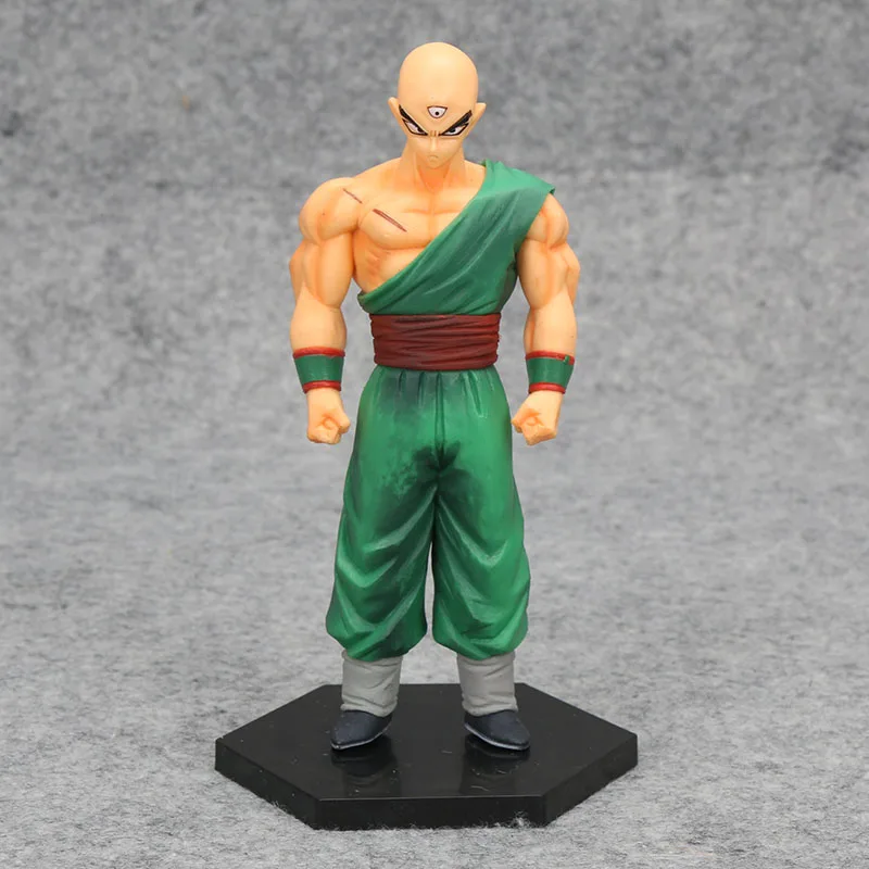 Dragon Ball Z Super Kuririn Vegeta trunks Freeze Son Goku Gohan Piccolo Freeza Tien Shinhan Lunchi ПВХ Фигурки игрушки - Цвет: Tien Shinhan