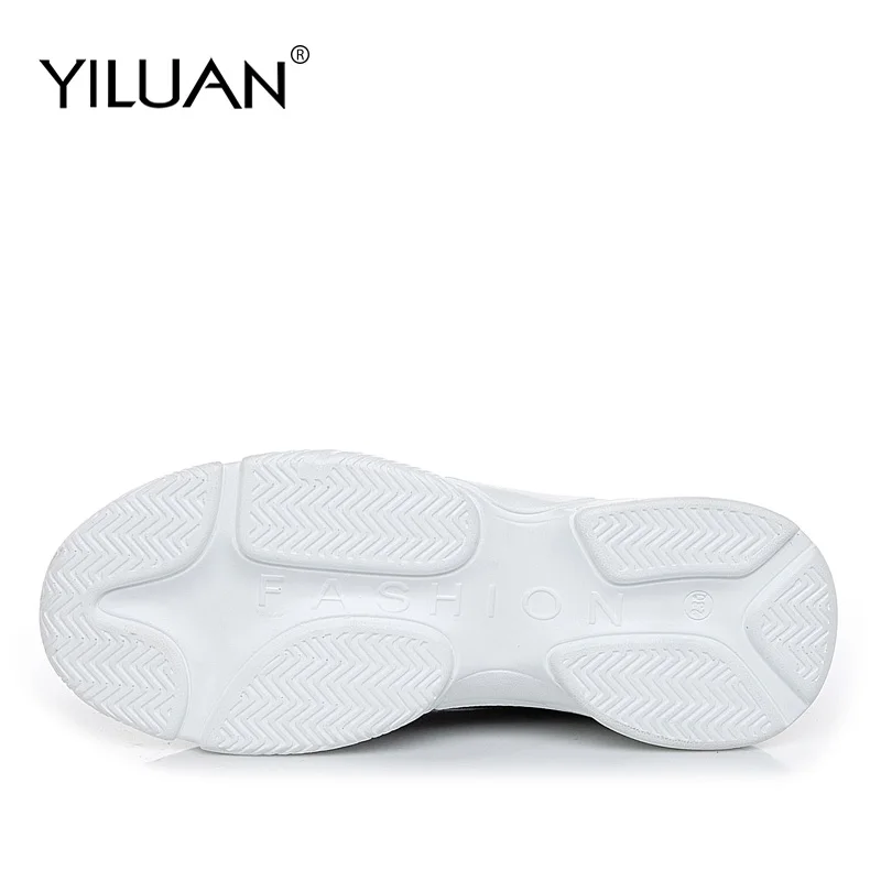 Yiluan/новые женские замшевые туфли на платформе сезон весна-осень кожаные