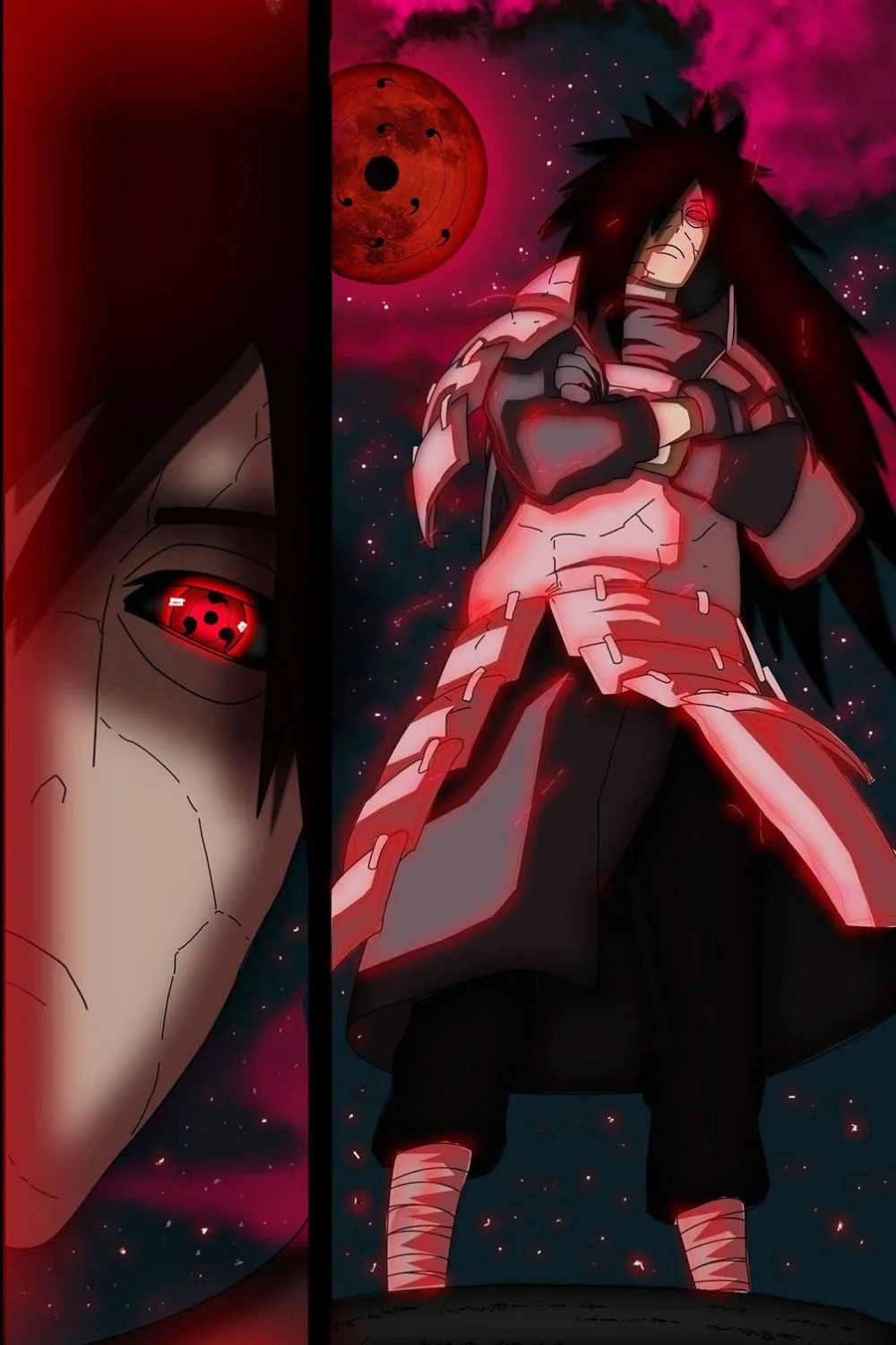 Аниме постер Madara Uchiha Naruto японская настенная прокрутка печатная картина домашний