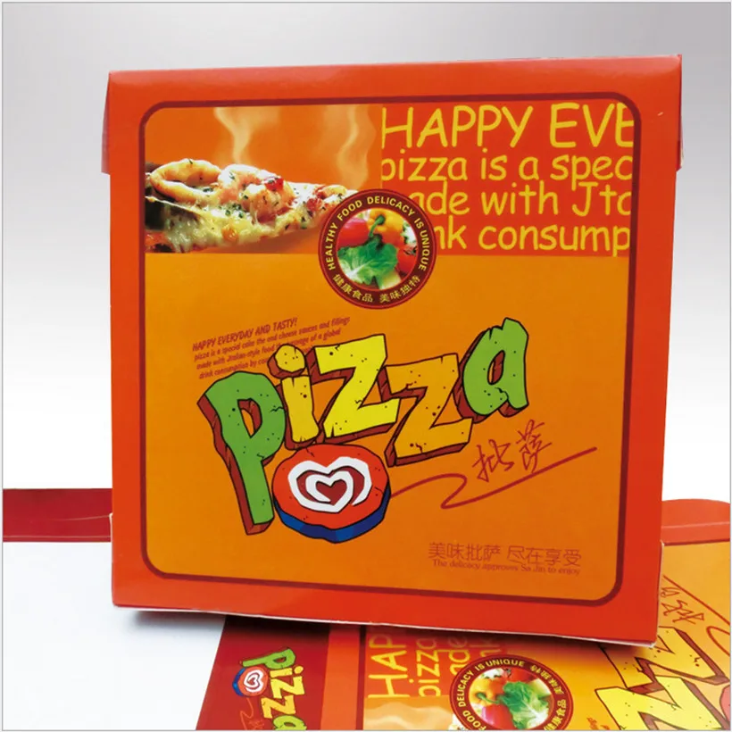 Упаковка для выпечки Оптовая торговля 9-дюймовая коробка пиццы 24 см * 4 5 упаковка