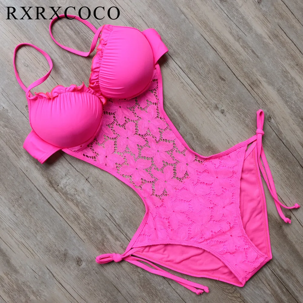RXRXCOCO, хит, 8 цветов, сексуальный купальник, женский, пуш-ап, Цельный купальник, набор, тонкий, монокини, Maillot De Bain, боди, купальник