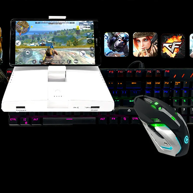 Powkiddy Bluetooth Battledock конвертер Подставка для зарядки док станция FPS игр с помощью