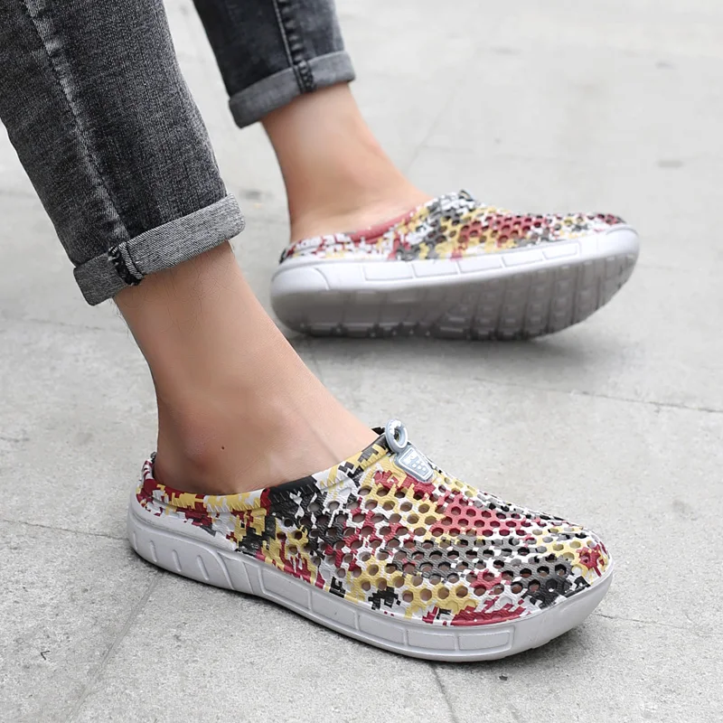 Manli Новый Мужские летние туфли сандалии дышащая Для мужчин тапочки быстрое