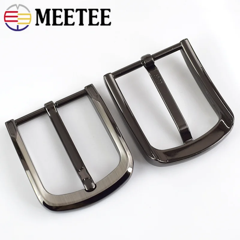 MEETEE, 2 шт., сделай сам, кожа, ремесло, оборудование, 40 мм, пряжка, пряжка для ремня, матовый металл, модные мужские и женские аксессуары для джинсов ZK895