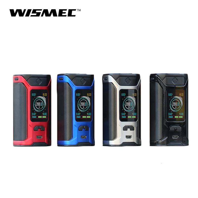 Wismec Sinuous Ravage230 200 WBox Mod vape поддержка Gnome Evo распылитель оригинальная электронная