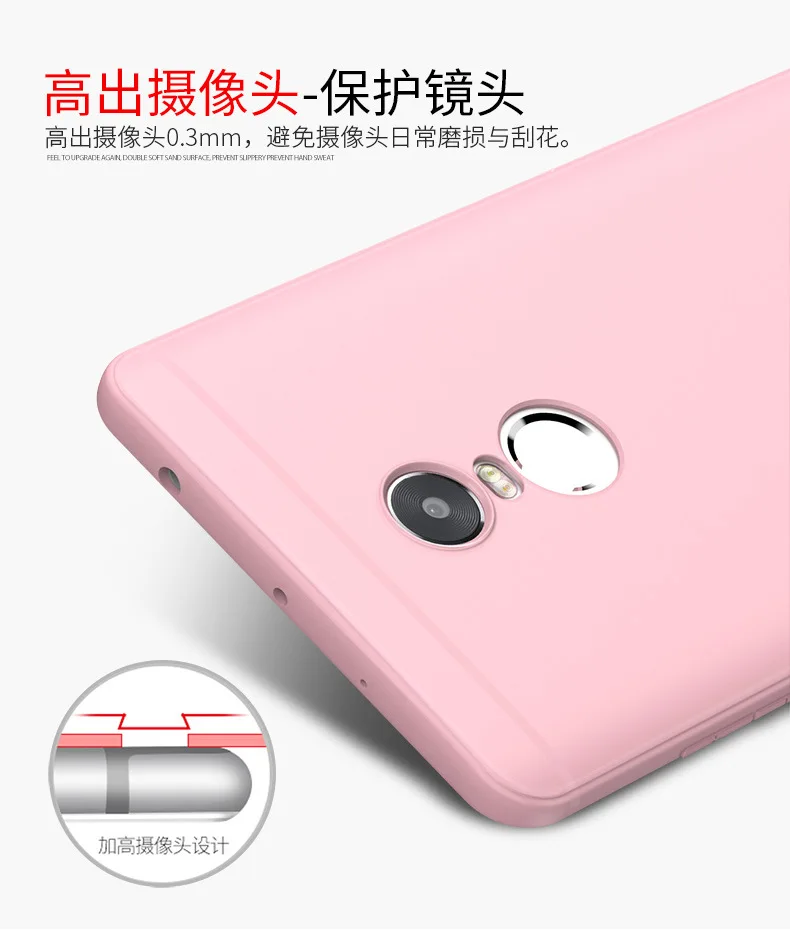 Ультра тонкий полный край чехол для Redmi Note 4x 3 4A 5 плюс 4 Чехол |