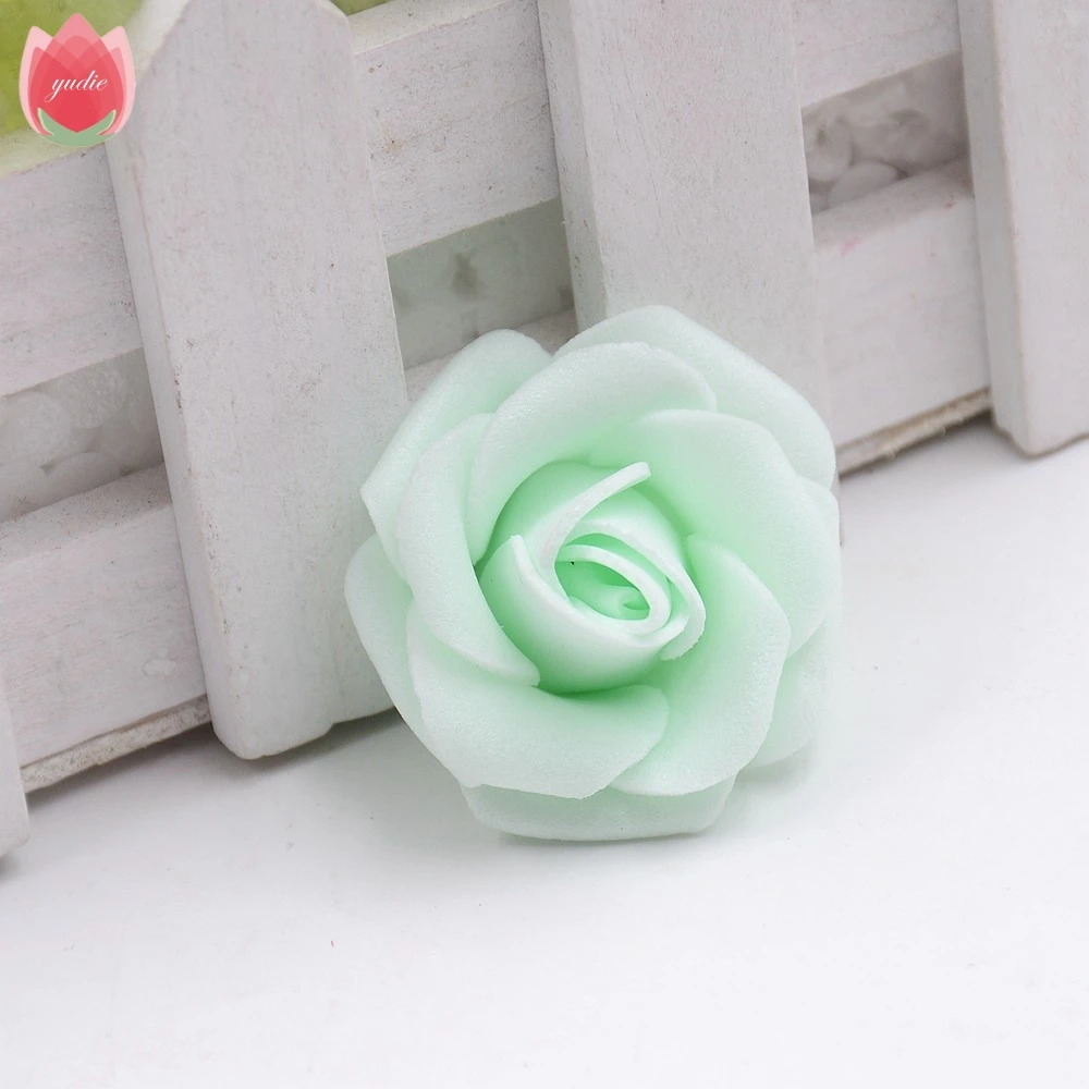 Wholesale 100pcs 4cm Foam Rose Handmade Artificial Flowers For Wedding Home Decoration Mariage Flores Rosa Scrapbooking Craft | Дом и сад