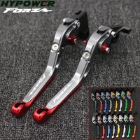 with logo for honda forza forza300 forza250 forza125 2010 2017 2018 cnc motorcycle adjust foldable extending brake clutch levers