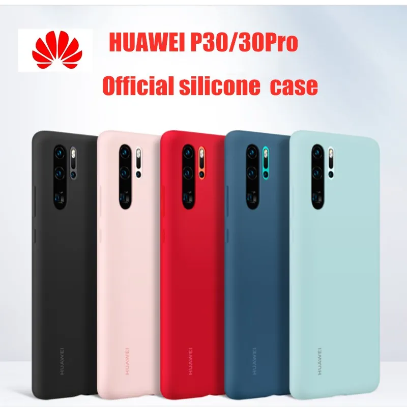 Чехол для Huawei P30 Pro 100% оригинал от HUAWEI Официальный жидкий силиконовый защитный