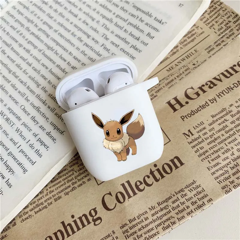 Модный мультяшный чехол для Apple, аксессуары для Airpods, Bluetooth наушники, чехол для Airpods, защитный чехол, наушники, жесткие чехлы - Цвет: 019 (Soft)
