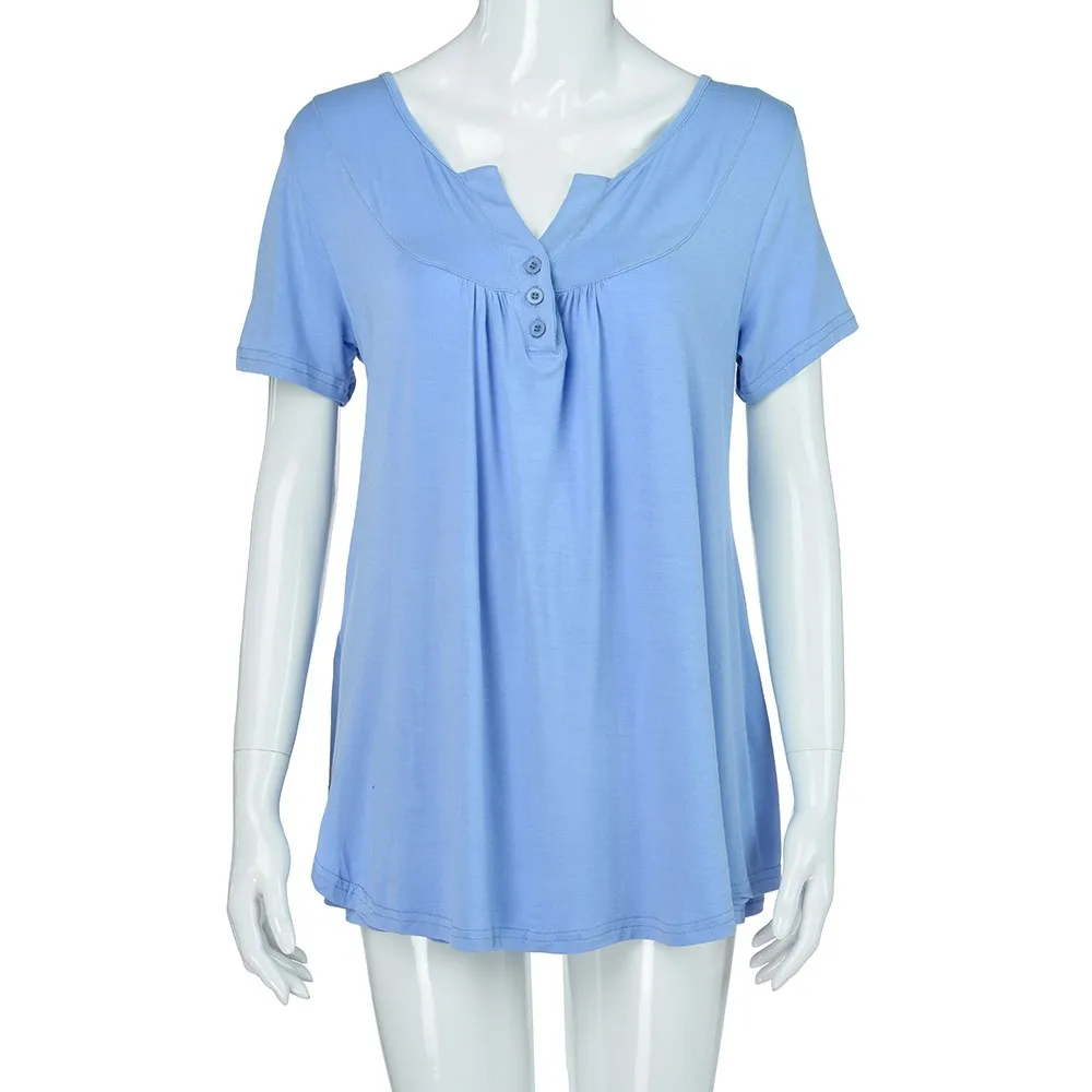 Женская пижама, комплекты хлопковых пижам, комплекты одежды для сна на пуговицах с коротким рукавом и v-образным вырезом, одноцветные женские пижамные комплекты, зимние пижамы для женщин