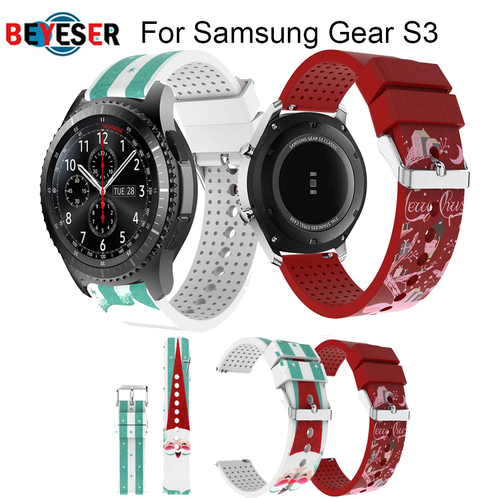 

Сменный силиконовый ремешок для часов Samsung Gear S3, Frontier, galaxy Watch 3, 45 мм, 46 мм